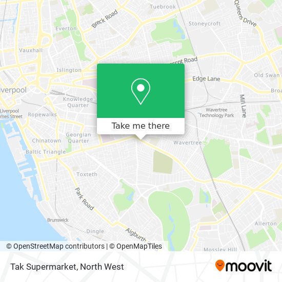 Tak Supermarket map