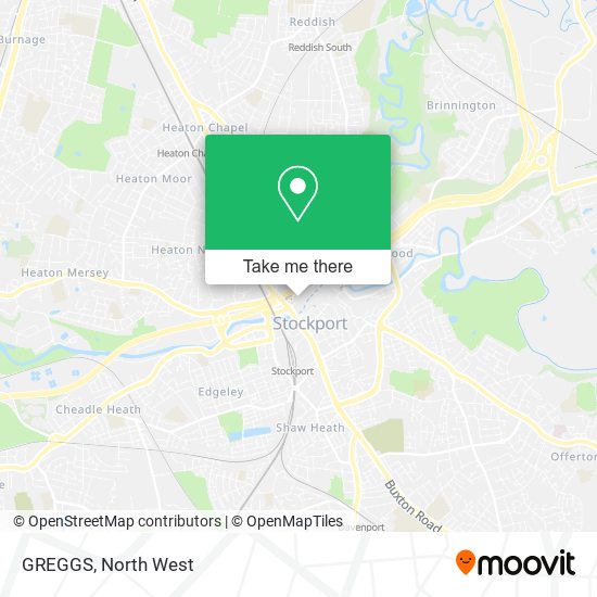 GREGGS map