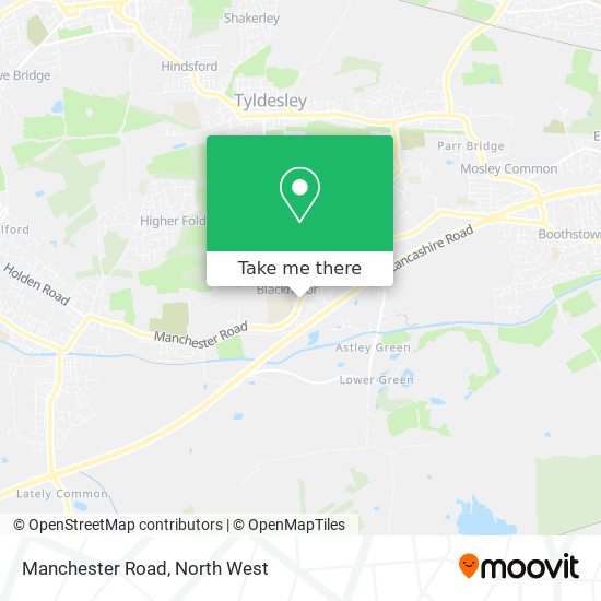 Manchester Road map