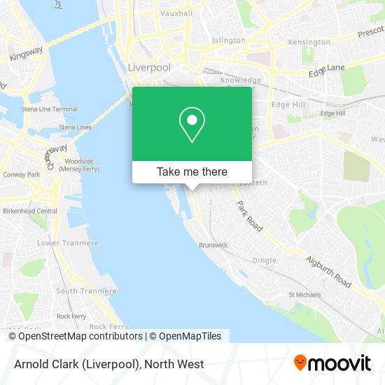 Arnold Clark (Liverpool) map