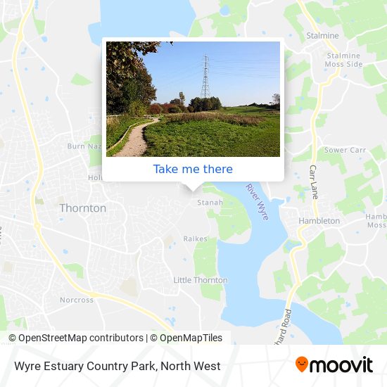 Wyre Estuary Country Park map