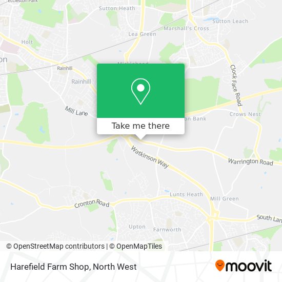 Harefield Farm Shop map