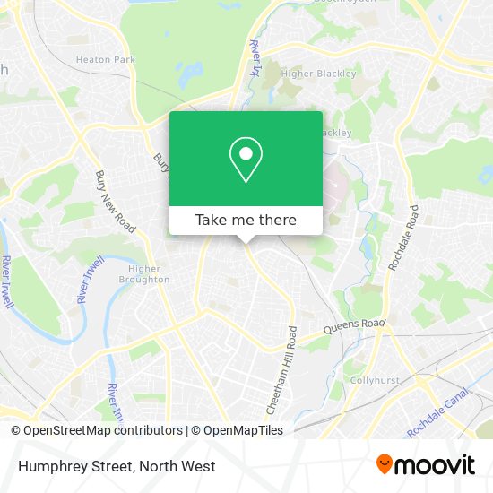 Humphrey Street map