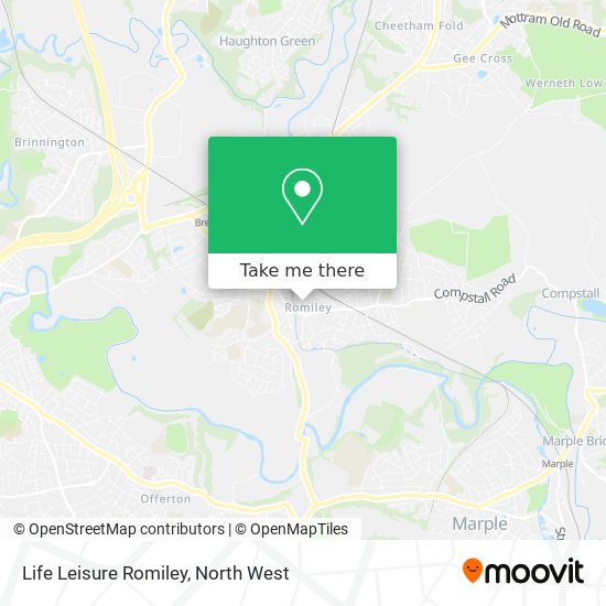 Life Leisure Romiley map