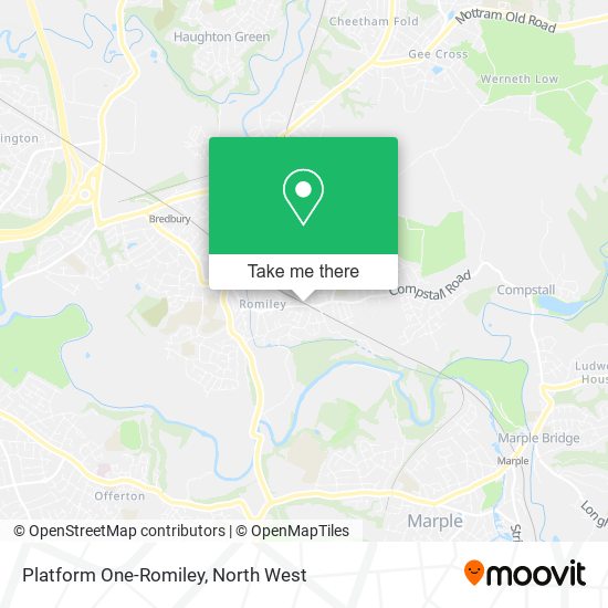 Platform One-Romiley map