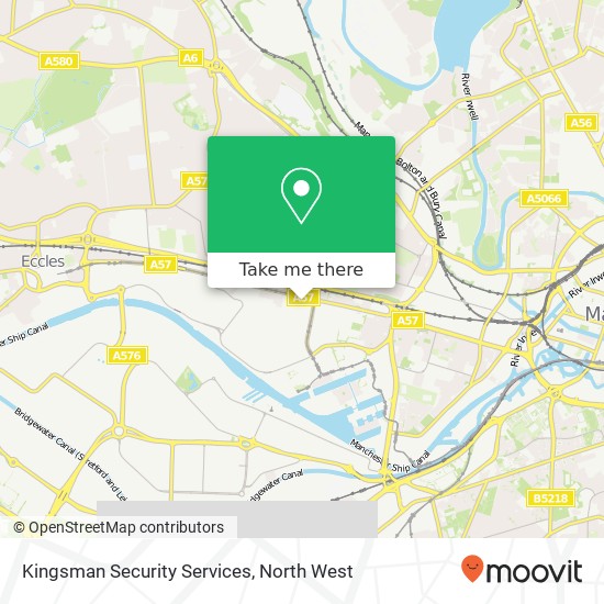 Kingsman Security Services, Missouri Avenue Salford Salford M50 2 map