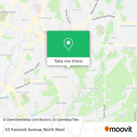 53 Keswick Avenue map