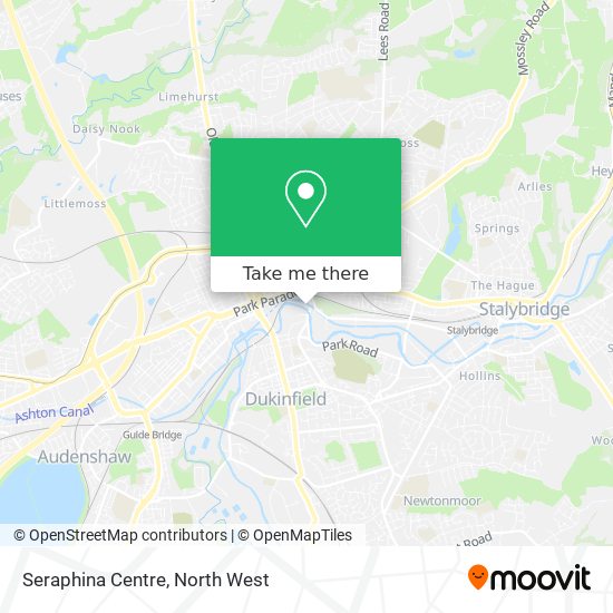 Seraphina Centre map