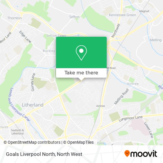 Goals Liverpool North map