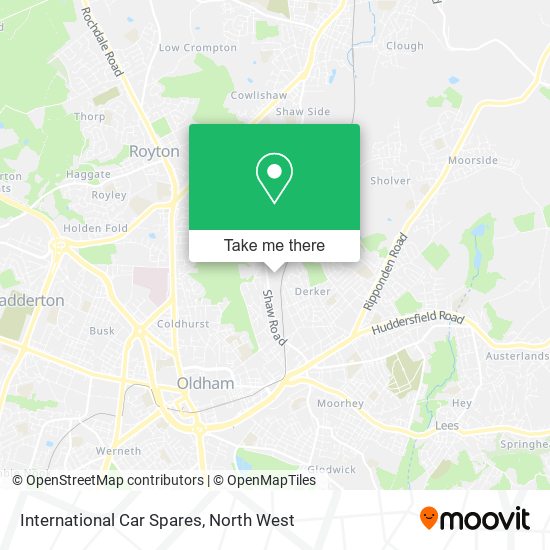 International Car Spares map