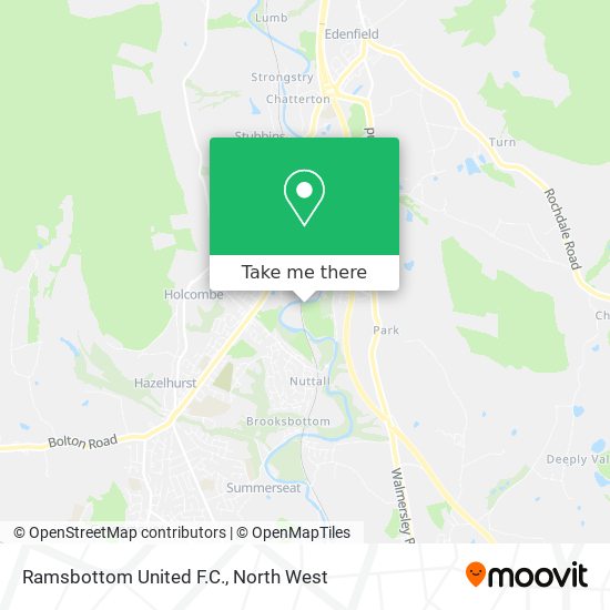 Ramsbottom United F.C. map