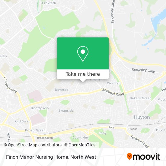 Finch Manor Nursing Home map