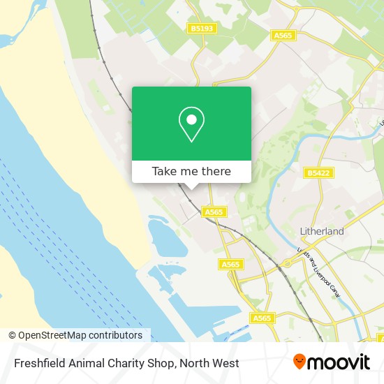 Freshfield Animal Charity Shop map
