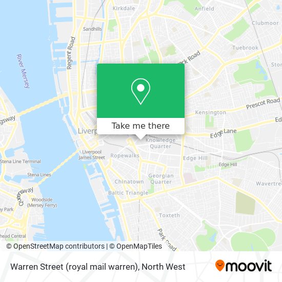 Warren Street (royal mail warren) map