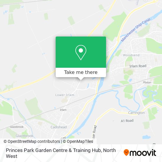 Princes Park Garden Centre & Training Hub map