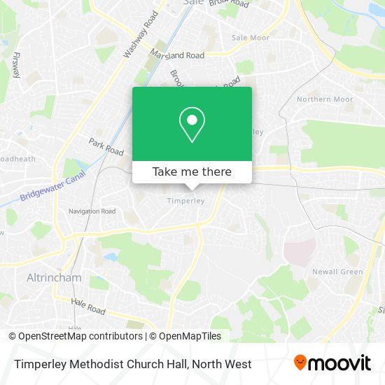 Timperley Methodist Church Hall map