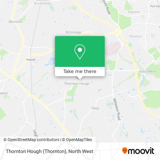 Thornton Hough map