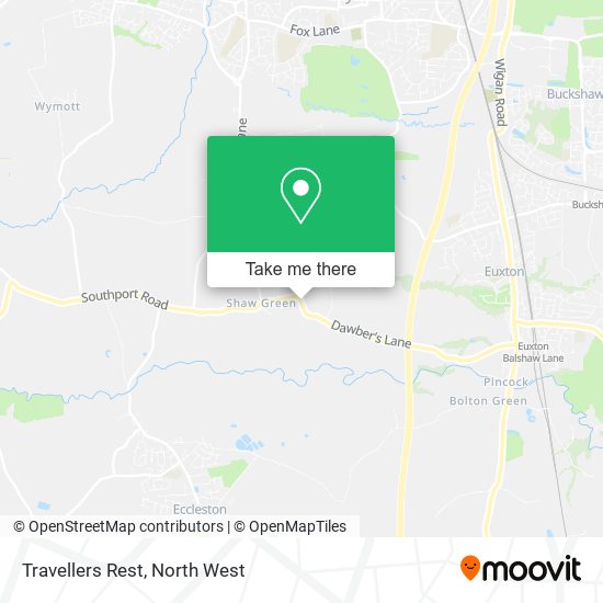 Travellers Rest map