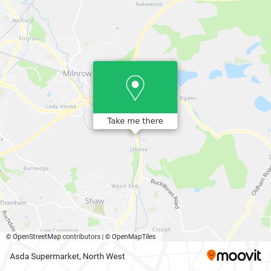 Asda Supermarket map