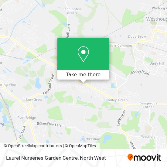 Laurel Nurseries Garden Centre map