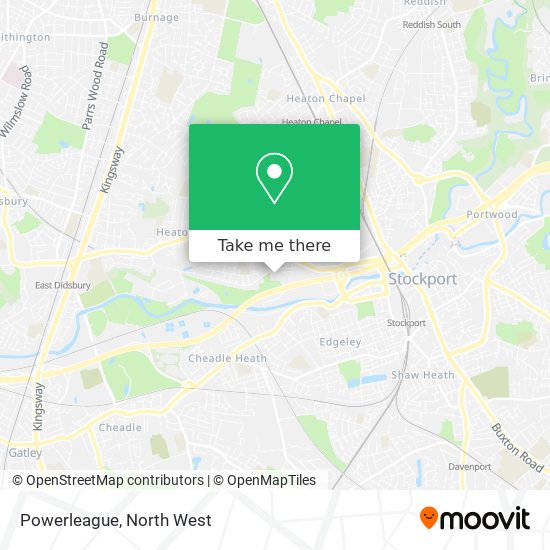 Powerleague map