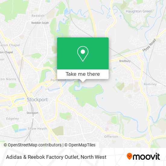 How to get to & Reebok Factory Outlet in Bredbury by Bus