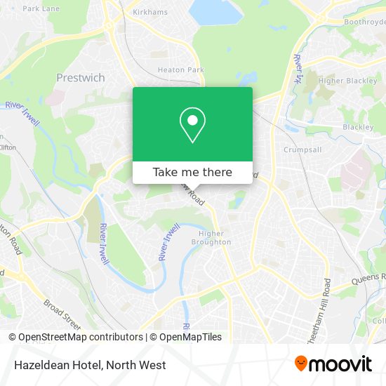 Hazeldean Hotel map