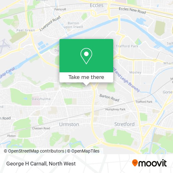 George H Carnall map