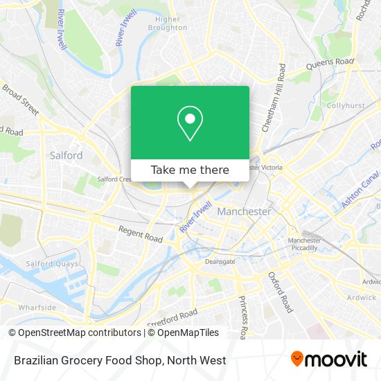 Brazilian Grocery Food Shop map
