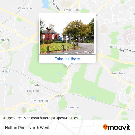Hulton Park map