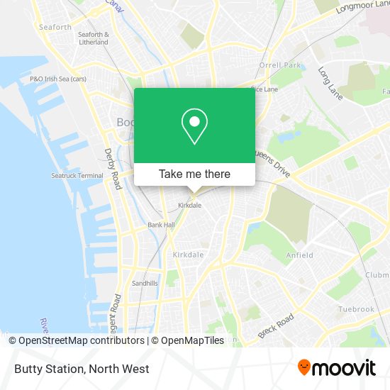 Butty Station map