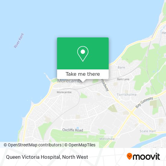 Queen Victoria Hospital map