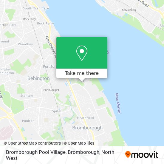 Bromborough Pool Village, Bromborough map