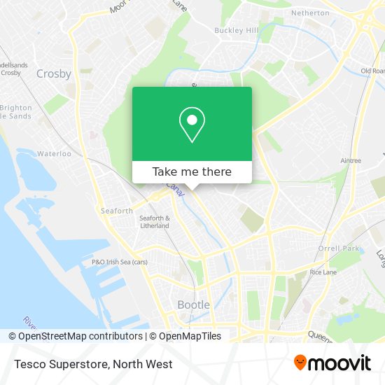 Tesco Superstore map