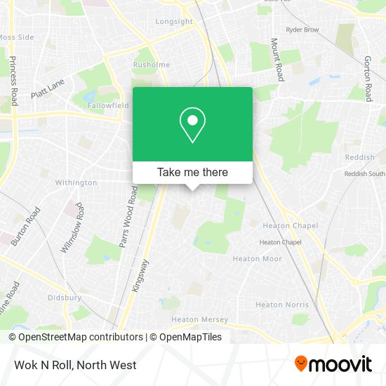 Wok N Roll map