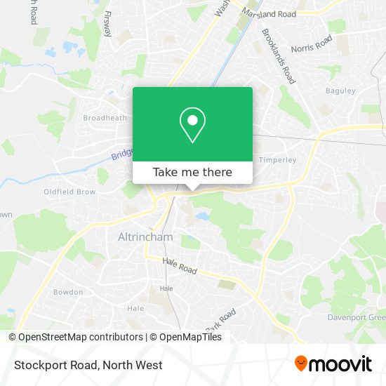 Stockport Road map