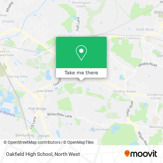 Oakfield High School map