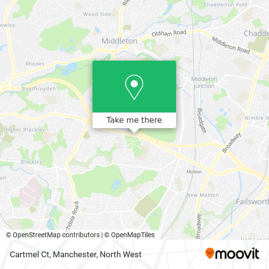 Cartmel Ct, Manchester map