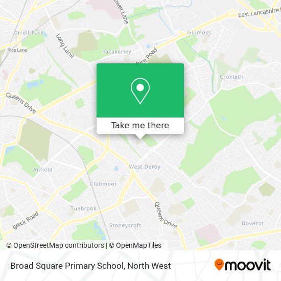 Broad Square Primary School map