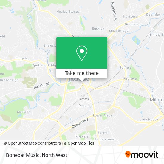 Bonecat Music map