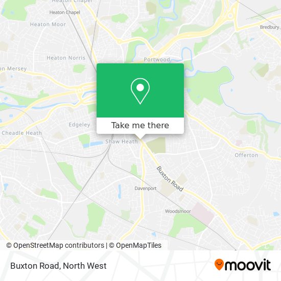 Buxton Road map