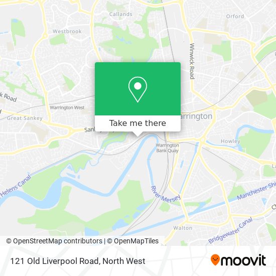 121 Old Liverpool Road map