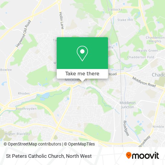 St Peters Catholic Church map