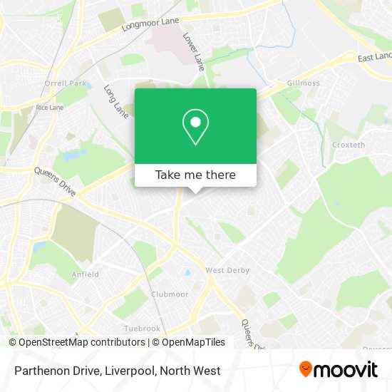 Parthenon Drive, Liverpool map
