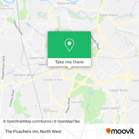 The Poachers Inn map