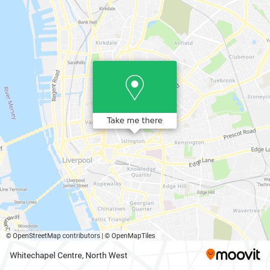 Whitechapel Centre map