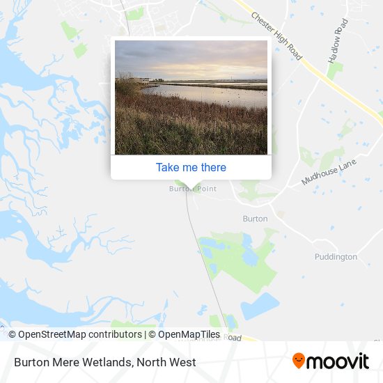 Burton Mere Wetlands map