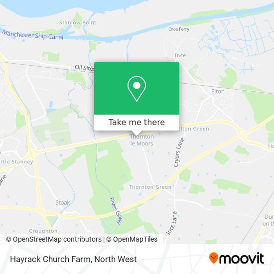 Hayrack Church Farm map