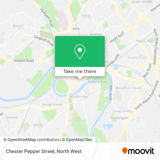 Chester Pepper Street map