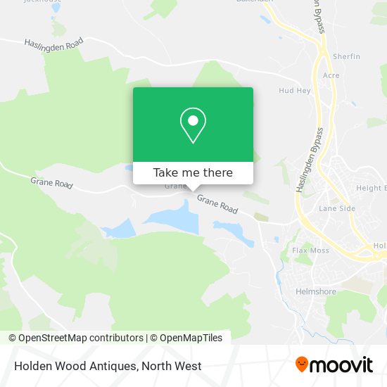 Holden Wood Antiques map